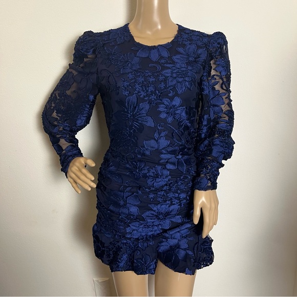 House of Harlow 1960 Floral Navy Dress - Picture 8 of 8